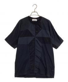 STONE ISLAND（ストーンアイランド）の古着「ナイロンメタルコンパスT」｜ブラック×ネイビー