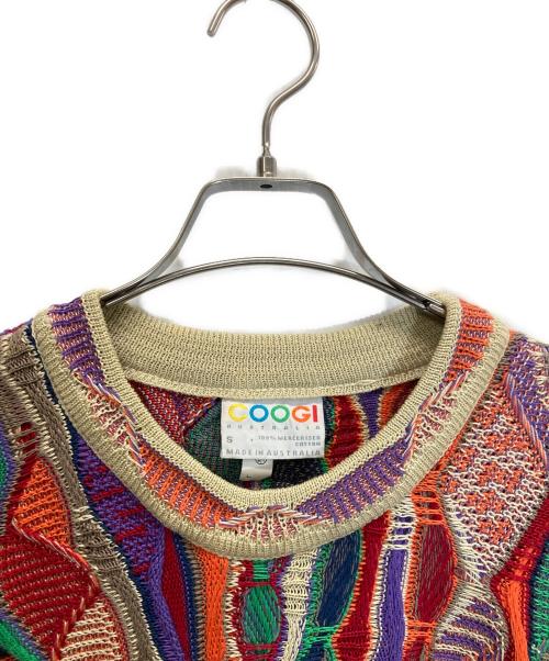 Coogi（クージー）Coogi (クージー) 3Dニット マルチカラー サイズ:Sの古着・服飾アイテム