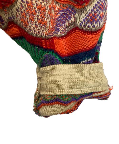 Coogi（クージー）Coogi (クージー) 3Dニット マルチカラー サイズ:Sの古着・服飾アイテム
