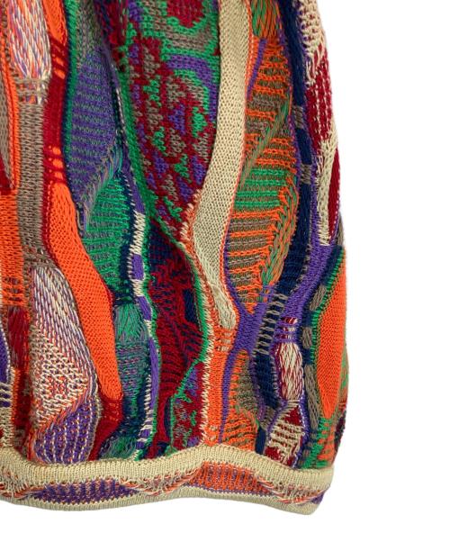 Coogi（クージー）Coogi (クージー) 3Dニット マルチカラー サイズ:Sの古着・服飾アイテム