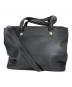 LONGCHAMP（ロンシャン）の古着「2WAYレザーバッグ」｜ブラック