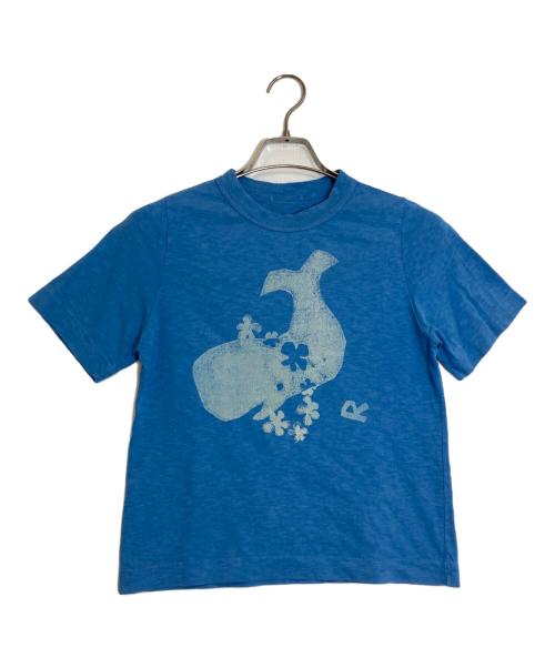 45R（フォーティファイブ・アール）45R (フォーティファイブ・アール) レイポコプリントの45星Tシャツ ブルー サイズ:不明の古着・服飾アイテム