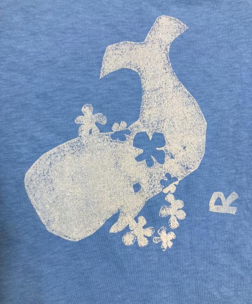 45R（フォーティファイブ・アール）45R (フォーティファイブ・アール) レイポコプリントの45星Tシャツ ブルー サイズ:不明の古着・服飾アイテム