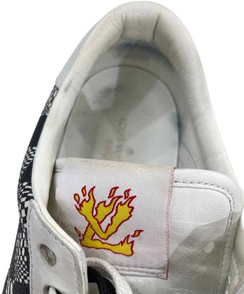 LOUIS VUITTON（ルイ ヴィトン）LOUIS VUITTON (ルイ ヴィトン) LVオリ・ライン ディストーテッドダミエ ローカット ブラック サイズ:7 1/2の古着・服飾アイテム