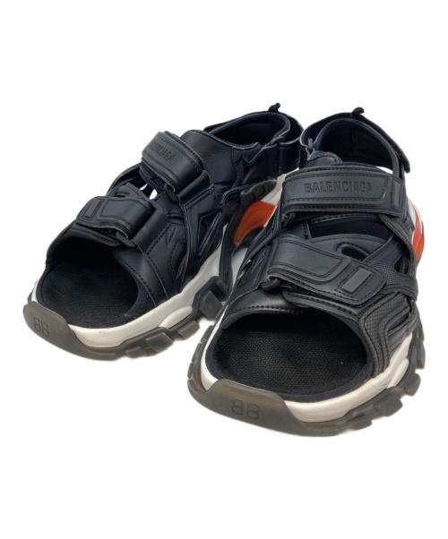 BALENCIAGA（バレンシアガ）BALENCIAGA (バレンシアガ) TRACK SANDAL ブラック×ホワイト サイズ:27の古着・服飾アイテム