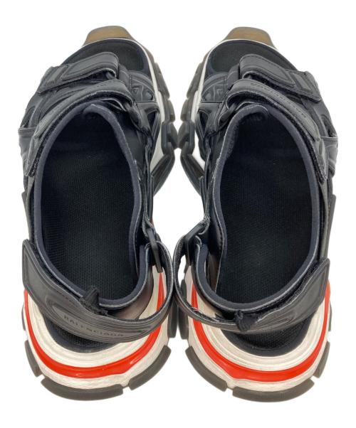 BALENCIAGA（バレンシアガ）BALENCIAGA (バレンシアガ) TRACK SANDAL ブラック×ホワイト サイズ:27の古着・服飾アイテム