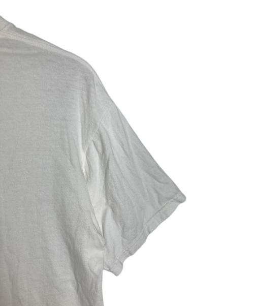 stussy（ステューシー）stussy (ステューシー) ビッグロゴプリントTシャツ ホワイト×ピンク サイズ:Mの古着・服飾アイテム