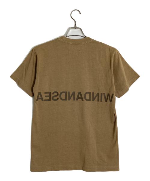 NEIGHBORHOOD（ネイバーフッド）NEIGHBORHOOD (ネイバーフッド) WIND AND SEA (ウィンダンシー) コラボポケットTシャツ ブラウン サイズ:Sの古着・服飾アイテム