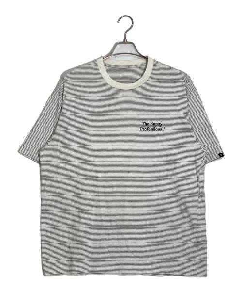 The Ennoy Professional（ザ エンノイ プロフェッショナル）THE ENNOY PROFESSIONAL (ザ エンノイ プロフェッショナル) S/S Border Tee ホワイト×ブラック サイズ:XLの古着・服飾アイテム