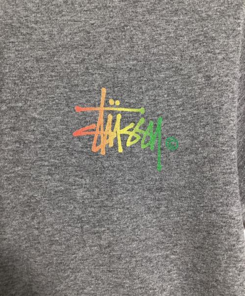 stussy（ステューシー）stussy (ステューシー) ロゴプリントTシャツ グレー サイズ:Sの古着・服飾アイテム
