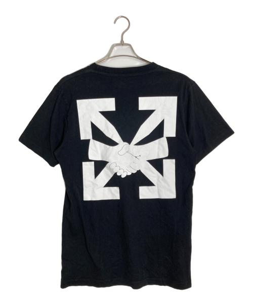 OFFWHITE（オフホワイト）OFFWHITE (オフホワイト) プリントTシャツ ブラック サイズ:Mの古着・服飾アイテム