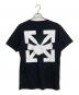 OFFWHITE (オフホワイト) プリントTシャツ ブラック サイズ:M：9000円