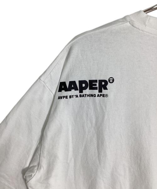 Aape BY A BATHING APE（エーエイプ バイ アベイシングエイプ）AAPE BY A BATHING APE (エーエイプ バイ アベイシングエイプ) プリントTシャツ ホワイト サイズ:XLの古着・服飾アイテム