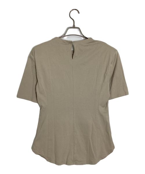 LOUNIE（ルーニー）LOUNIE (ルーニー) KANAKO SATO (カナコ サトウ) パワショルＴシャツ ベージュ サイズ:36の古着・服飾アイテム