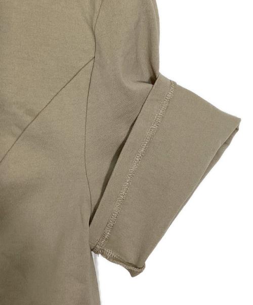 LOUNIE（ルーニー）LOUNIE (ルーニー) KANAKO SATO (カナコ サトウ) パワショルＴシャツ ベージュ サイズ:36の古着・服飾アイテム