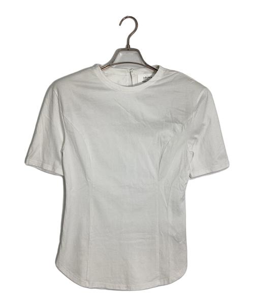 LOUNIE（ルーニー）LOUNIE (ルーニー) KANAKO SATO (カナコ サトウ) パワショルＴシャツ ホワイト サイズ:36の古着・服飾アイテム