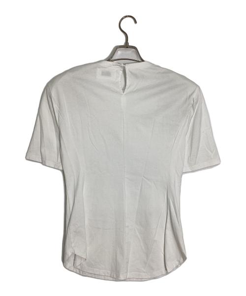 LOUNIE（ルーニー）LOUNIE (ルーニー) KANAKO SATO (カナコ サトウ) パワショルＴシャツ ホワイト サイズ:36の古着・服飾アイテム
