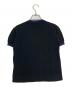 tricot COMME des GARCONS (トリココムデギャルソン) フロントエンブレムニットTシャツ ブラック×ブルー サイズ:不明：8000円