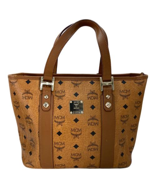 MCM（エムシーエム）MCM (エムシーエム) ヴィセトスハンドバッグ ブラウンの古着・服飾アイテム