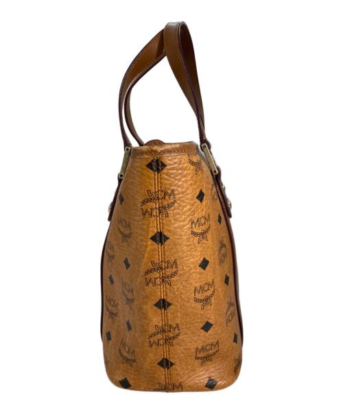 MCM（エムシーエム）MCM (エムシーエム) ヴィセトスハンドバッグ ブラウンの古着・服飾アイテム