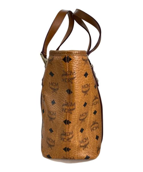 MCM（エムシーエム）MCM (エムシーエム) ヴィセトスハンドバッグ ブラウンの古着・服飾アイテム