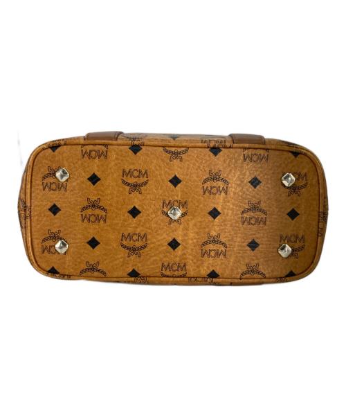 MCM（エムシーエム）MCM (エムシーエム) ヴィセトスハンドバッグ ブラウンの古着・服飾アイテム