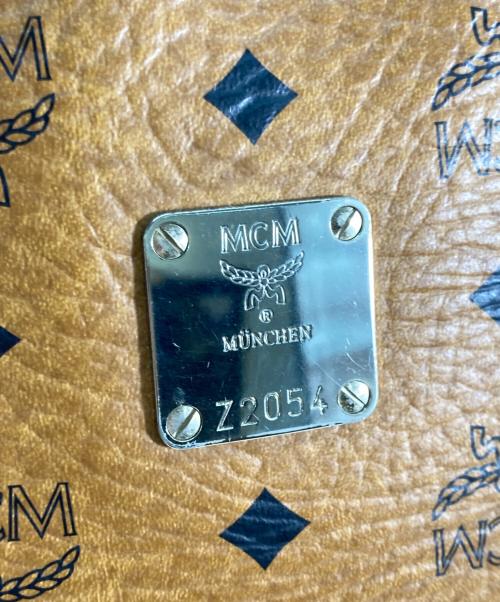MCM（エムシーエム）MCM (エムシーエム) ヴィセトスハンドバッグ ブラウンの古着・服飾アイテム