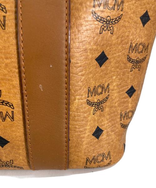 MCM（エムシーエム）MCM (エムシーエム) ヴィセトスハンドバッグ ブラウンの古着・服飾アイテム