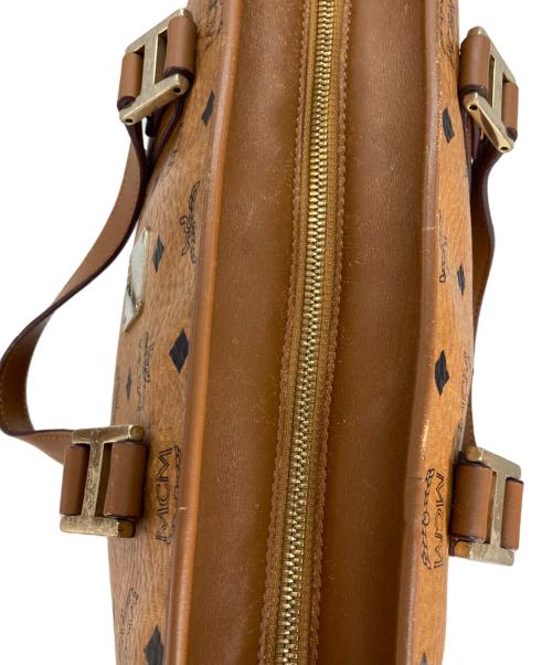 MCM（エムシーエム）MCM (エムシーエム) ヴィセトスハンドバッグ ブラウンの古着・服飾アイテム