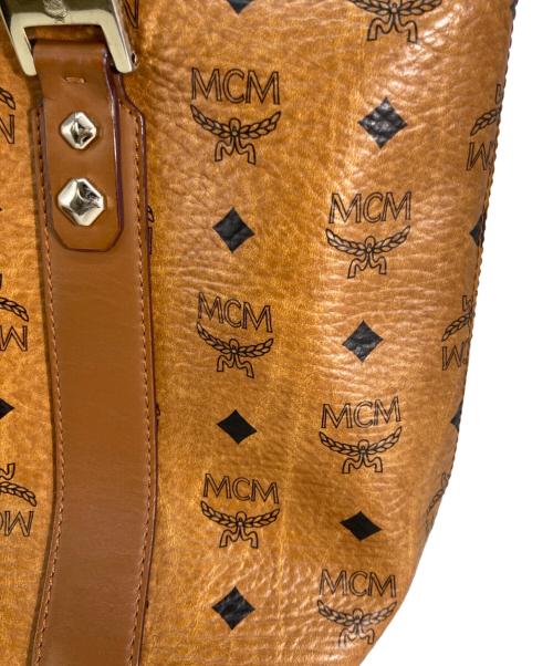 MCM（エムシーエム）MCM (エムシーエム) ヴィセトスハンドバッグ ブラウンの古着・服飾アイテム