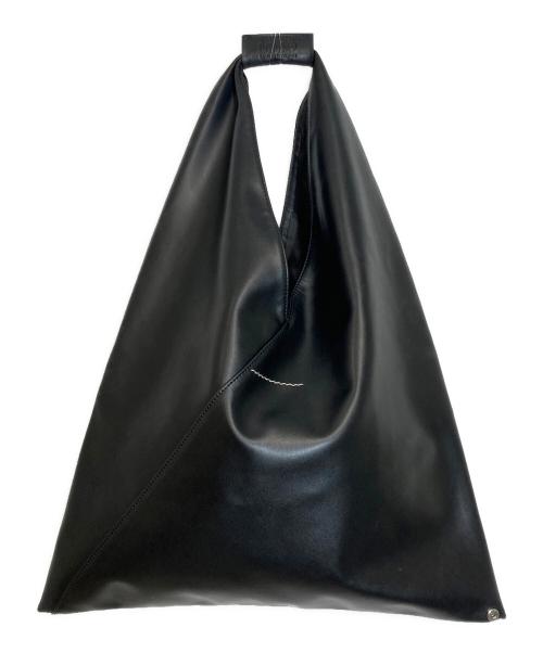 MM6 Maison Margiela（エムエムシックスメゾンマルジェラ）MM6 Maison Margiela (エムエムシックスメゾンマルジェラ) スモール トライアングル ジャパニーズ トート ブラックの古着・服飾アイテム