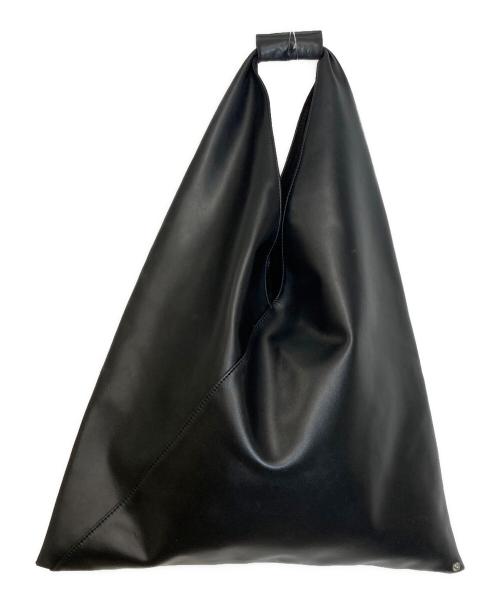 MM6 Maison Margiela（エムエムシックスメゾンマルジェラ）MM6 Maison Margiela (エムエムシックスメゾンマルジェラ) スモール トライアングル ジャパニーズ トート ブラックの古着・服飾アイテム