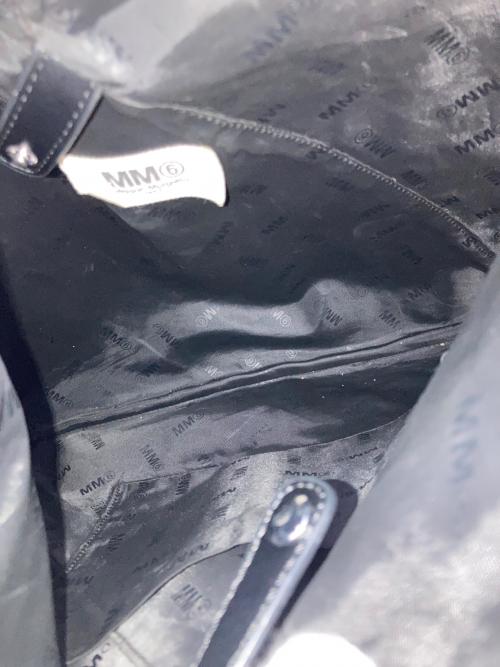 MM6 Maison Margiela（エムエムシックスメゾンマルジェラ）MM6 Maison Margiela (エムエムシックスメゾンマルジェラ) スモール トライアングル ジャパニーズ トート ブラックの古着・服飾アイテム