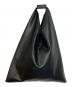 MM6 Maison Margiela (エムエムシックスメゾンマルジェラ) スモール トライアングル ジャパニーズ トート ブラック：18000円