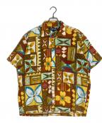 stussyステューシー）の古着「レトロアロハシャツ」｜イエロー×オレンジ×ブラウン