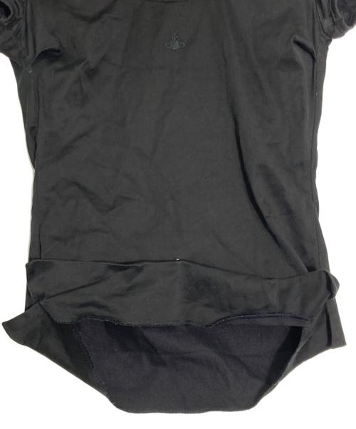 Vivienne Westwood RED LABEL（ヴィヴィアンウエストウッドレッドレーベル）Vivienne Westwood RED LABEL (ヴィヴィアンウエストウッドレッドレーベル) ロゴ刺繍ミニTシャツ ブラック サイズ:XSの古着・服飾アイテム