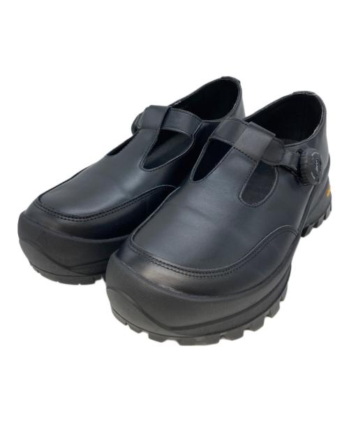 molle shoes（モールシューズ）molle shoes (モールシューズ) F/L T-STRAP ブラック サイズ:26の古着・服飾アイテム