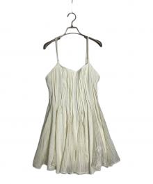 MAISON SPECIAL（メゾンスペシャル）の古着「Knife Pleat Mini Dress」｜ホワイト