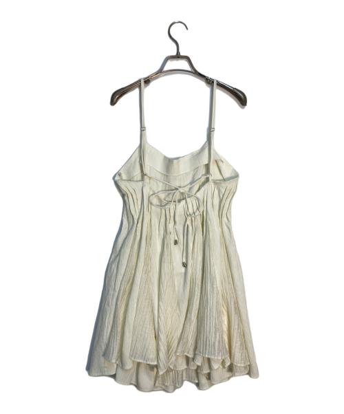 MAISON SPECIAL（メゾンスペシャル）MAISON SPECIAL (メゾンスペシャル) Knife Pleat Mini Dress ホワイト サイズ:free 未使用品の古着・服飾アイテム