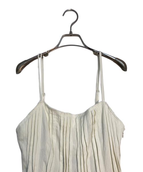 MAISON SPECIAL（メゾンスペシャル）MAISON SPECIAL (メゾンスペシャル) Knife Pleat Mini Dress ホワイト サイズ:free 未使用品の古着・服飾アイテム