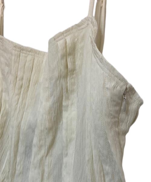 MAISON SPECIAL（メゾンスペシャル）MAISON SPECIAL (メゾンスペシャル) Knife Pleat Mini Dress ホワイト サイズ:free 未使用品の古着・服飾アイテム