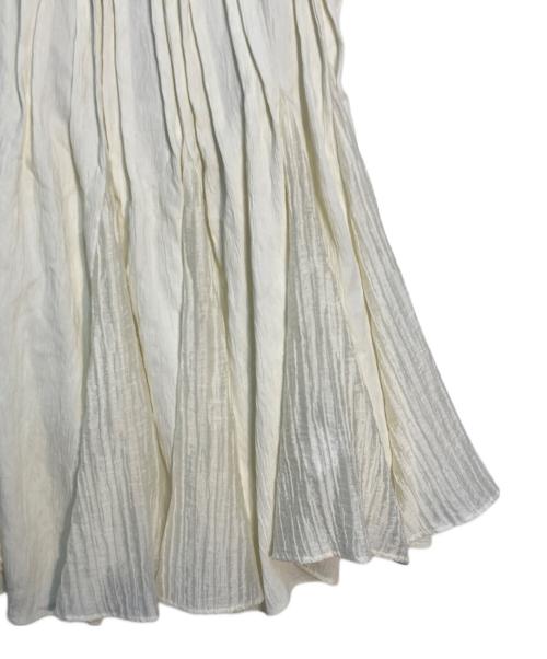 MAISON SPECIAL（メゾンスペシャル）MAISON SPECIAL (メゾンスペシャル) Knife Pleat Mini Dress ホワイト サイズ:free 未使用品の古着・服飾アイテム