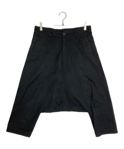 BLACK COMME des GARCONS（ブラックコムデギャルソン）BLACK COMME des GARCONS (ブラックコムデギャルソン) サルエルパンツ ブラック サイズ:Ｓの古着・服飾アイテム