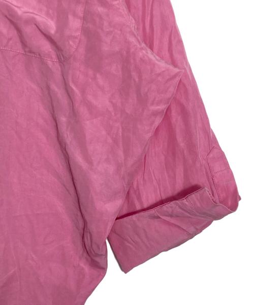 BALENCIAGA（バレンシアガ）BALENCIAGA (バレンシアガ) ギャザーシャツ ピンク サイズ:34の古着・服飾アイテム