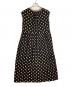 ne quittez pas (ヌキテパ) Dobby Stripe Flower Print Sleeveless Dress ブラック サイズ:M：10000円