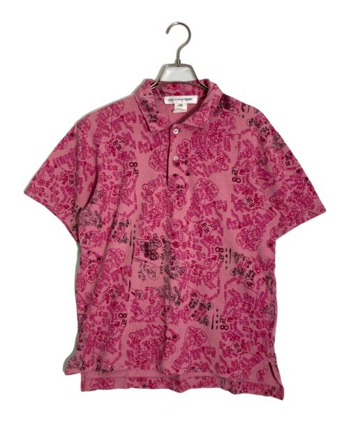 COMME des GARCONS SHIRT（コムデギャルソンシャツ）COMME des GARCONS SHIRT (コムデギャルソンシャツ) ポロシャツ ピンク サイズ:Mの古着・服飾アイテム
