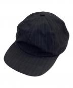 kijima takayuki×Graphpaperキジマタカユキ×グラフペーパー）の古着「Selvage Wool 6 Panel Cap」｜ブラック
