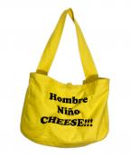 Hombre Ninoオンブレニーニョ）の古着「ニュースペーパーバッグ」｜イエロー