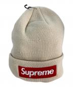 SUPREME×New Eraシュプリーム×ニューエラ）の古着「BOX LOGO BEANIE」｜ベージュ