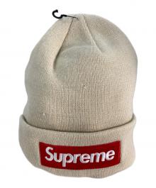 SUPREME×New Era（シュプリーム×ニューエラ）の古着「BOX LOGO BEANIE」｜ベージュ